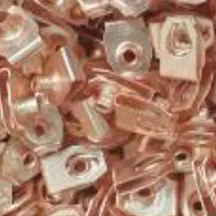 Peças com tratamento de cobre